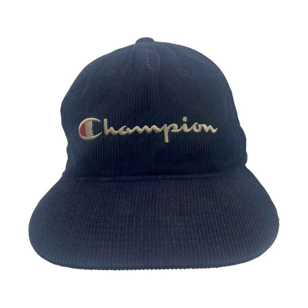 Champion Corduroy Hat Men’s Navy Blue Corduroy Adjustable